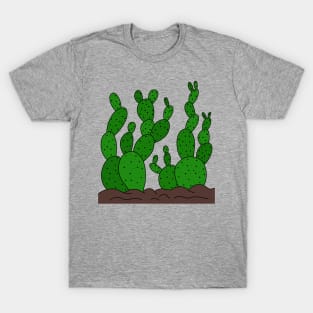 Cute Cactus Design #143: One Big Cactus Family T-Shirt